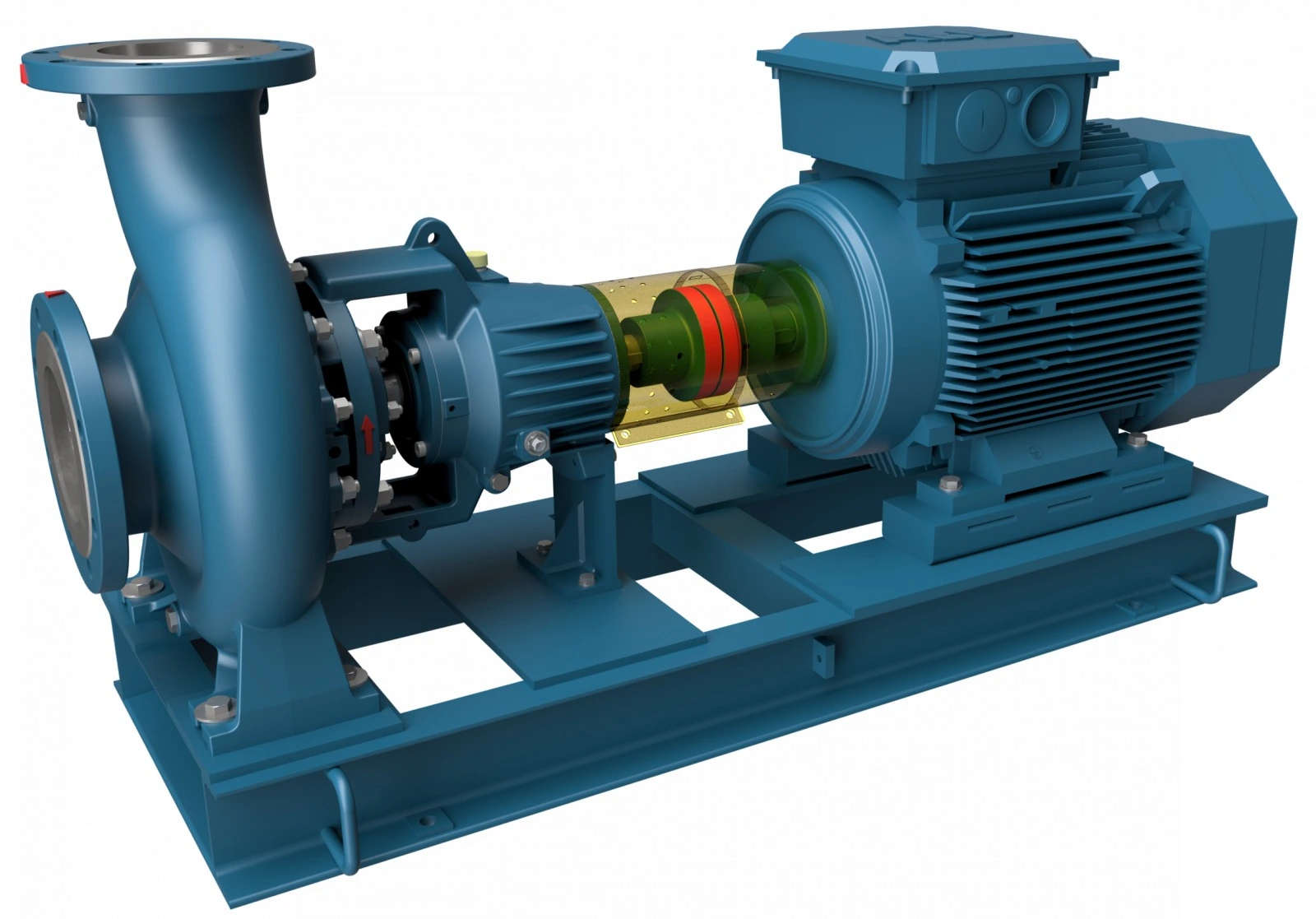 Industrial centrifugal pump for water transfer in Kenya.