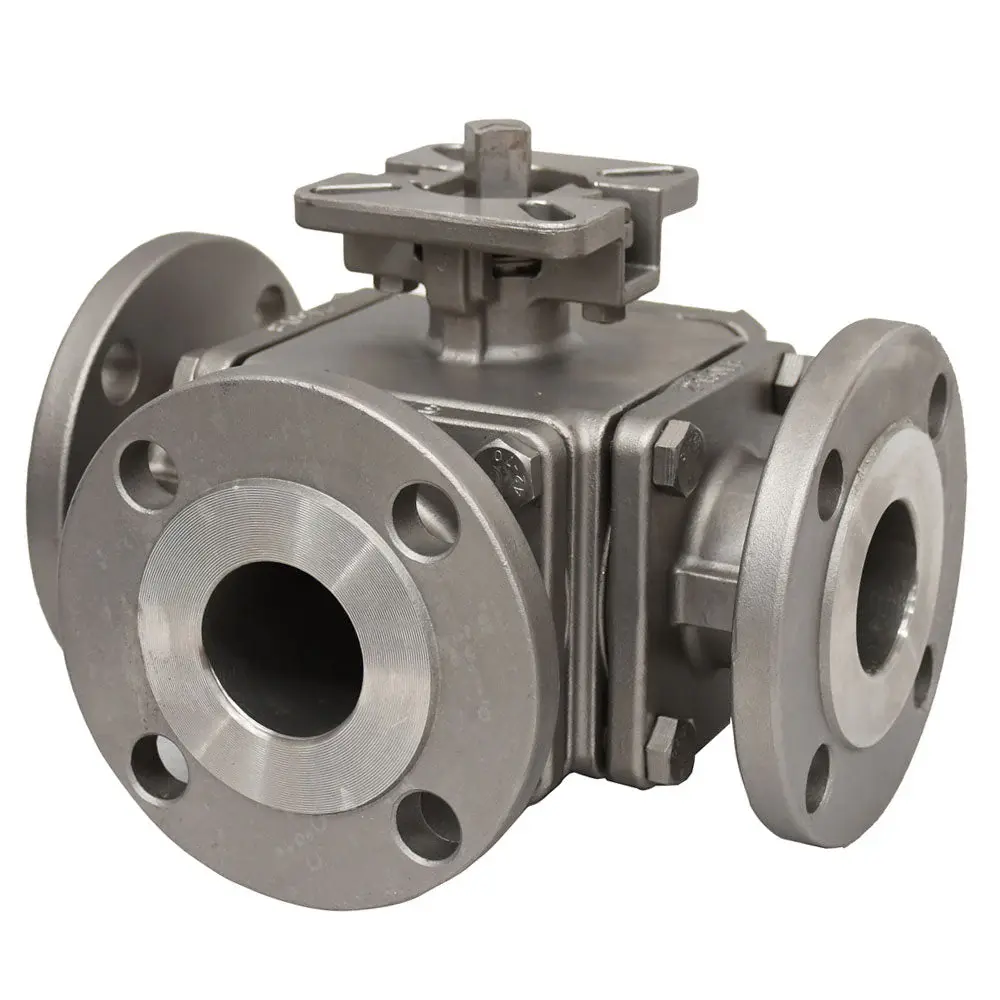 Proxico multi-port 3-way ball valve for fluid mixing and diverting applications in Kenya.