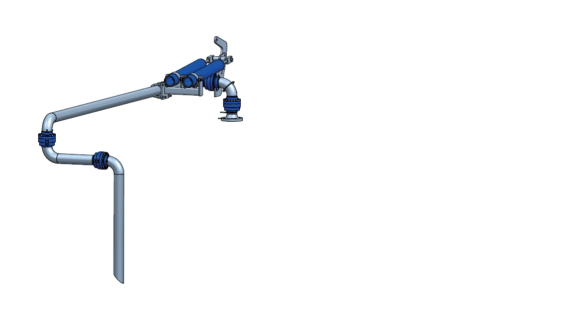 Proxico short-reach top loading arm for tanker trucks in Kenya