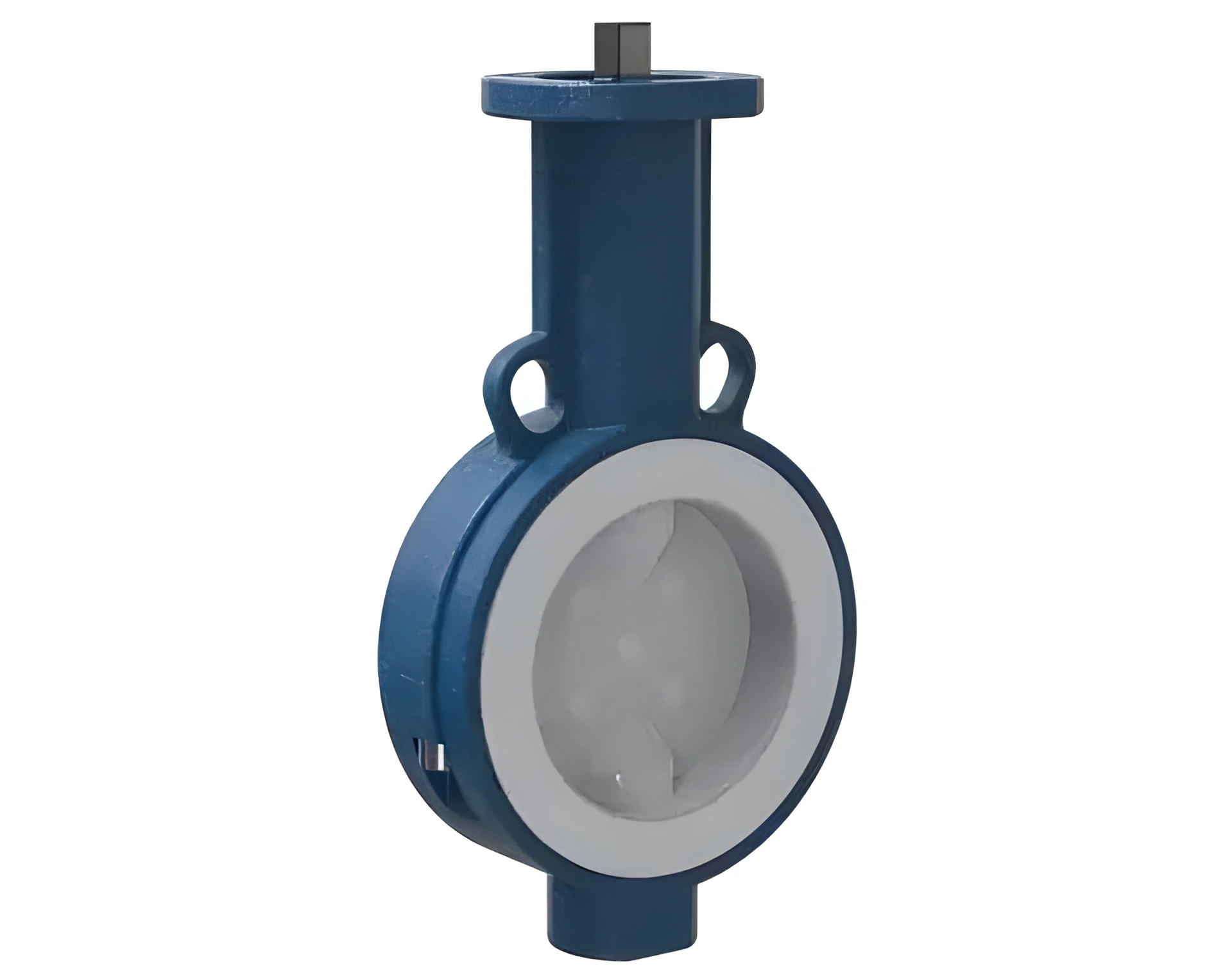 Proxico PTFE lined butterfly valve for corrosive fluids.